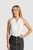 COEUR Full Button Down Sleeveless Polo White image 3