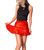 Lucky in “Leather” Skirt Red image 5