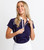 Lady Player Polo Navy-White image 4