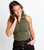 COEUR Sleeveless Polo Army Green image 4