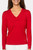 Golftini Red Stretch V-Neck Sweater
