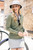 Golftini Olive Stretch V-Neck Sweater