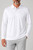 Golftini Men's White Long Sleeve Pique Polo