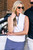Golftini White/Navy Sleeveless Cool Girl Mock Polo