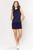 Golftini Navy Sleeveless Darling Polo