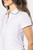 Golftini White/Navy Short Sleeve Capri Polo