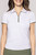 Golftini White/Olive Short Sleeve Capri Polo
