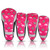 Taboo Fashions Ladies Club Cover Set - Pink Flamingo