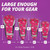 Taboo Fashions Ladies Club Cover Set - Pink Flamingo - Dimensions