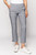 Golftini Charcoal Houndstooth Stretch Ankle Pant