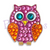 Bonjoc Pink Owl Swarovski Crystal Golf Ball Marker Accessory handcrafted with 100% genuine Swarovski crystal.