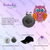 Bonjoc Pink Owl Swarovski Crystal Magnetic hat clip for easy access to the ball marker.