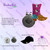 Bonjoc Pink Boots Swarovski Crystal Magnetic hat clip for easy access to the ball marker.