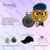 Bonjoc Emoji Nerd Swarovski Crystal Magnetic hat clip for easy access to the ball marker.