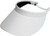 White Bling Coil Visor image 1