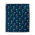 navy towel with rainbow golf flag pattern
