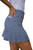 Golftini Gingham Performance Side Pleat Golf Skort 18"