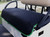 Golf Chic Black Quilted Cart Seat Cover with Green Binding