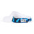 Side view of navy camo kids visor