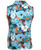 Tattoo Golf Ladies Aloha Sleeveless Cool-Stretch Golf Shirt - Teal/Orange