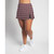 FestaSports Burgundy Checkerboard Side Slit Tennis Skort