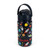 navy kids water bottle with space, planet, spaceship astronaut tennis pattern