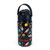 navy kids water bottle with space, planet, spaceship astronaut tennis pattern