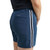 Abacus Sportswear Women Brook Stripe Shorts-Peacock Blue