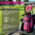 Taboo Fashions Women's Golf Club Head Covers, 4-Pack Designer Set, Resort Collection (Pink Flamingos)