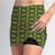 FestaSports Sporty Skorts - Lime Geometric with black shorts