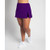 FestaSports Grape with Black Shorts Side Slit Skort - Sassy and sleek with a slit on left thigh to show a peek of the shorts underneath