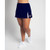 FestaSports Navy + CO Heart with White Shorts Side Slit Skort - Sassy and sleek with a slit on left thigh to show a peek of the shorts underneath