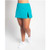FestaSports Aqua with Black Shorts Side Slit Skort - Sassy and sleek with a slit on left thigh to show a peek of the shorts underneath