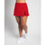 FestaSports Red with Black Shorts Side Slit Skort - Sassy and sleek with a slit on left thigh to show a peek of the shorts underneath