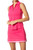 Hot Pink Sleeveless Zip Polo - GolftiniTops