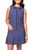 Navy Plaid Timeless Pleated Dress - GolftiniDress