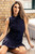 Navy Timeless Pleated Dress - GolftiniDress