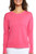 Hot Pink Relaxed Fit Sweater - GolftiniSweaters