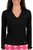 Black Long Sleeve Lisa Sport Polo - GolftiniTops