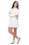 White Fabulous Mock Pullover - GolftiniTops