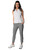 Black/White Checkered Stretch Ankle Pant - GolftiniPant
