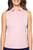 Rose Pink Sleeveless Ruffle Polo - GolftiniTops