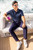 Men's Navy Be An Athlete Pant - GolftiniMen's Pants