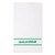 White cotton terry towel with "apres pickleball" embroidered in a green cursive font on the bottom of the towel