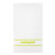 White cotton terry towel with the word "matchpoint" embroidered on in lime with embroidered line above and below the word.