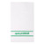 White cotton terry towel with "apres pickleball" embroidered in a green cursive font on the bottom of the towel