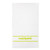 White cotton terry towel with the word "matchpoint" embroidered on in lime with embroidered line above and below the word.