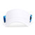 Front view of navy camo kids visor