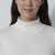 DS Ancona Ivory Long Sleeve Roll Neck Top