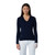 DS Madelene Dark Navy Cable Knit V-Neck Sweater F25